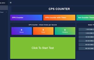 CPS Counter screenshot 1