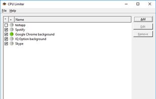 CPU Limiter screenshot 1