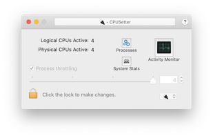 CPUSetter screenshot 1