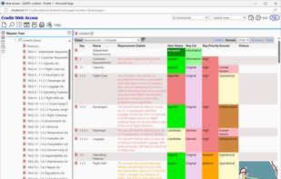 Web Access main screen