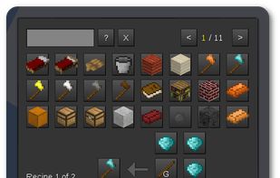 Crafting Guide window