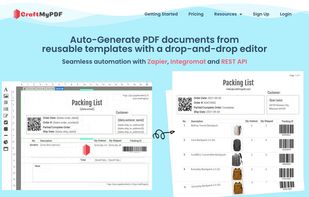 CraftMyPDF screenshot 1
