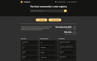 Crates.io screenshot 1