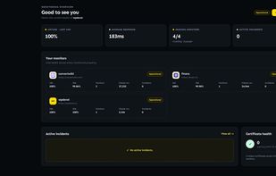 Configure website and uptime monitoring