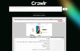 Screenshot of Crawlr By Crawlr Labs