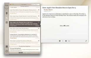 Cream Newsreader screenshot 1