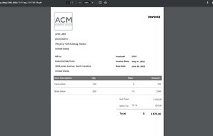 Create Invoice screenshot 3