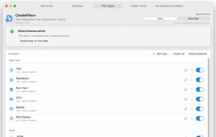 CreateFiles+ screenshot 2