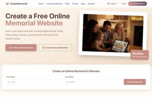 Create Memorial Online