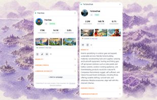 CreatorMap Influencer Profiles, Users can open unlimited profiles and emails