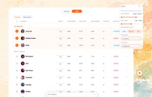 CreatorMap AI Tabular Search of Youtube Influencers