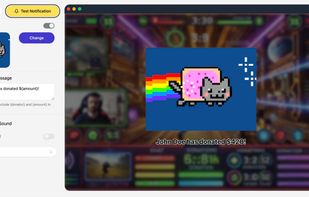 Stream notification setup