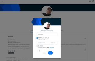 Subscribe to a creator