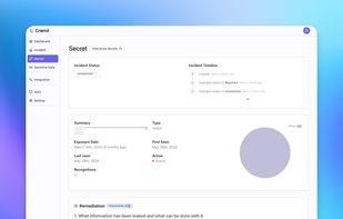 Details of the Secret detected Page