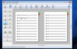 Crescendo Music Notation Editor