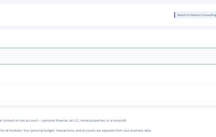 Every entity you own in one place: personal, LLCs, and rental properties, each tracked separately and switchable in a click.