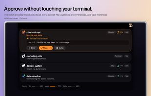A permission request, with the actual command and a destructive-command warning.