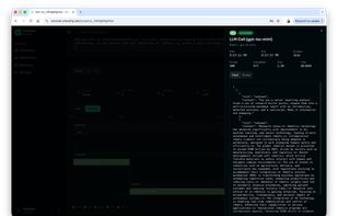 LLM calls can be inspected, including details about input and output, token usage, model used, etc.