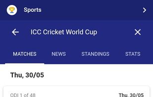Cricket World Cup 2019 screenshot 1