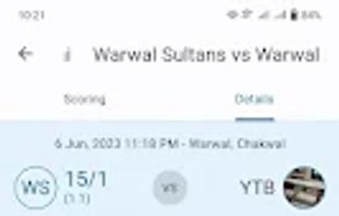CricM - Live Cricket Scoring screenshot 2