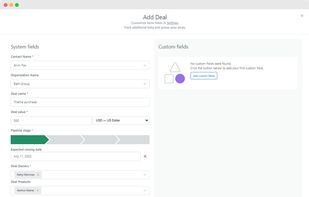 CRM and Deals Add deal