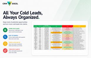CRM in Excel screenshot 3