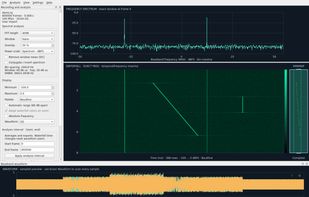 Main application view with the Spectrum, Waterfall, Minimap and Waveform views.
