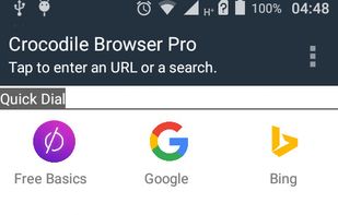 Crocodile Browser screenshot 1