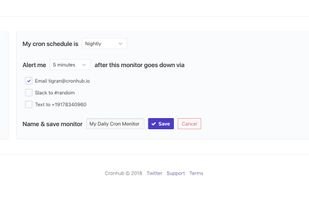 Cronhub screenshot 1