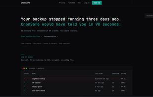 CronSafe screenshot 1