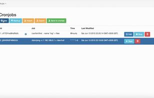 Crontab UI screenshot 1