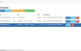 Crontab UI screenshot 1