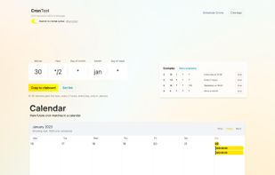 CronTool screenshot 2