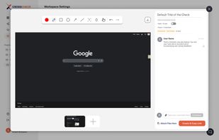 Crosscheck screenshot 2