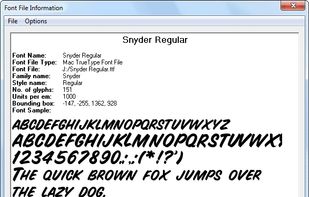 Crossfont screenshot 1
