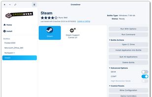 CrossOver screenshot 1