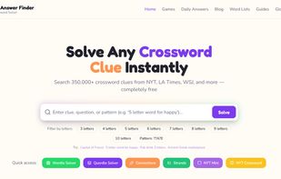 Crossword Answer Finder screenshot 1