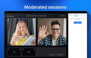 Moderated Sessions?
Our moderated sessions let your team talk in real-time, quickly handle concerns, and match your product with what users want. Engage with users as they explore your product, understand their needs, and solve problems on the spot. 
