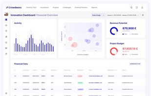 Advanced Innovation Reporting and ROI tracking
