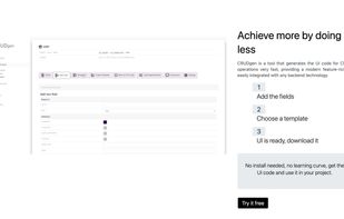 CRUDgen screenshot 1