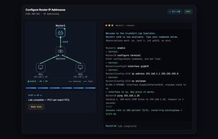 Hands-on Cisco CLI lab