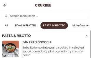 Custom menu website for restaurants