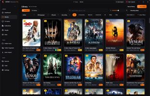 Your whole movie collection as a browsable poster wall