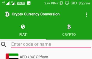 Crypto Currency Converter screenshot 1