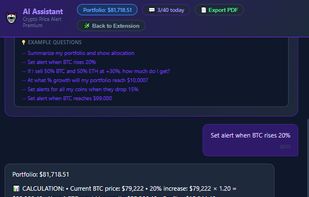 Crypto Price Alert screenshot 1