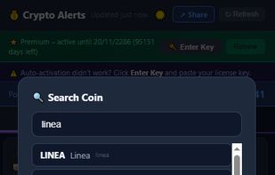 Crypto Price Alert screenshot 2
