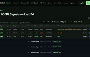 Crypto Radar Signals screenshot 2