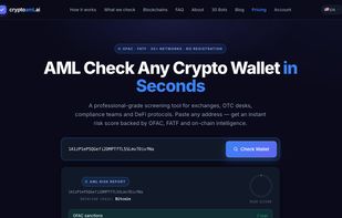 CryptoAML screenshot 2