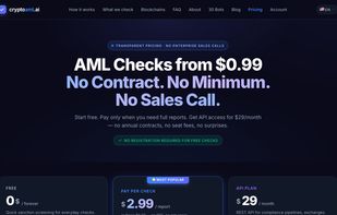 CryptoAML screenshot 1