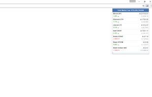 Cryptocurrency Price Tracker screenshot 1